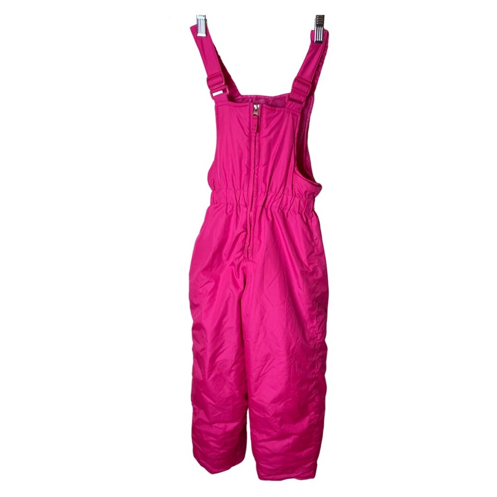 Girls size 6X Pink snow bibs